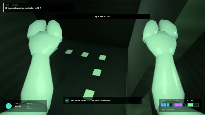 Navigating across platforms in the dark using Lumen night vision