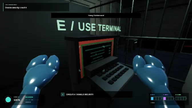 Security circuit A control terminal